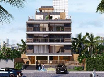 Fachada · Flat beira-mar no Lauramar em Cabo Branco, ideal para casais, alto padrão e investidores com foco em