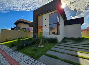 Casa · 110m² · 3 Quartos · Casa moderna à venda no Condomínio EcoPlace – Maricá/RJ | 3 quartos | Quintal amplo | Espaço gourmet