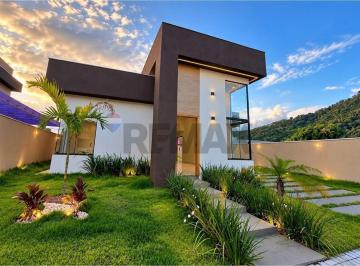 Casa · 110m² · 3 Quartos · Casa moderna à venda no Condomínio EcoPlace – Maricá/RJ | 3 quartos | Quintal amplo | Espaço gourmet