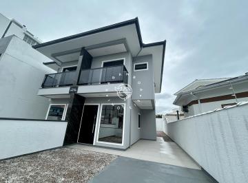 Casa · 100m² · 3 Quartos · 2 Vagas · Sobrado Novo no Pagani | 3 Quartos, Suíte e Alto Padrão em Palhoça