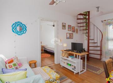 Apartamento · 90m² · 1 Quarto · 1 Vaga · Cobertura com 1 quarto e vaga 89m² à venda em Petrópolis, Porto Alegre.