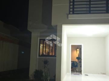 Casa · 90m² · 3 Quartos · 2 Vagas · obrado Geminado com 3 Quartos e Suíte à Venda no Bela Vista em Palhoça com Garagem Coberta e Churras