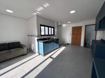 Apartamento · 85m² · 2 Quartos · 1 Vaga · Cobertura 85m² com Varanda e 1 Vaga à Venda no Jardim Bela Vista – Santo André