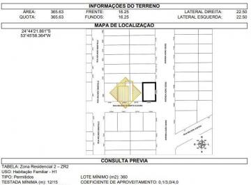 Terreno · 366m² · LOTE ESQUINA 365 M2 AVENIDA ADAO GEISS VILA BECKER LOTEAMENTO IASCHOMBECK PROXIMO PUC E UTFPR TOLEDO