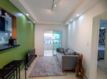 Apartamento · 54m² · 1 Quarto · 1 Vaga · Apartamento à venda no Canto do Forte em Praia Grande.