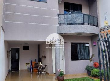 Casa · 121m² · 2 Quartos · 2 Vagas · Sobrado Residencial com 3 Quartos (1 Suíte) – 120,86 m² em Cascavel, Recanto Tropical