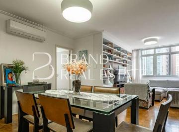 Apartamento · 140m² · 3 Quartos · 1 Vaga · Apartamento mobiliado à venda no Jardim Paulista com 140,00m² - 3 quartos, 1 vaga, Mobiliado!