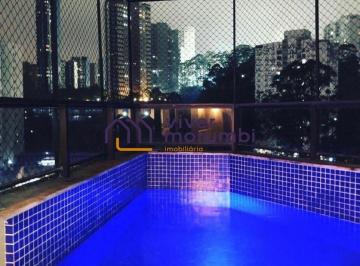 Apartamento · 233m² · 4 Quartos · 4 Vagas · Amplo Apartamento Mobiliado com piscina privativa na sacada !!!