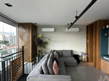 Apartamento · 122m² · 2 Quartos · 2 Vagas · Apartamento contemporâneo totalmente reformado com área externa e lazer completo