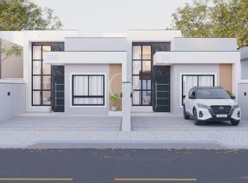 Casa · 80m² · 3 Quartos · 2 Vagas · RESIDÊNCIAS NOVAS EM CONSTRUÇÃO – BALNEÁRIO LEBLON | PRÓXIMO AO MAR