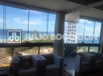 Apartamento · 70m² · 1 Quarto · 1 Vaga · Barra da Tijuca, sala-quarto frontal mar