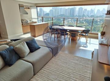 Foto 02 · Apartamento de alto padrão à venda no Brooklin Novo, São Paulo-SP: 3 quartos, 3 suítes, 2 salas, 4 b