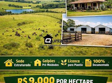 Rural · 4700000m² · 470 Hectares à Venda em Piratini RS  Campo com Sede, Galpõe