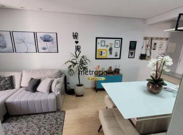 sala · Apartamento à venda, 64 m² por R$ 601.000,00 - Campestre - Santo André/SP