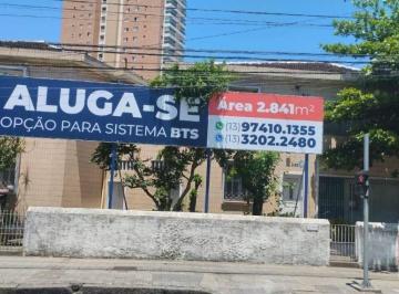 ee370cfd54cf3b85ffffa22e4bc5debfcd760889 · Terreno para alugar, 2841 m² por R$ 200.000 + IPTU/mês - José Menino - Santos/SP