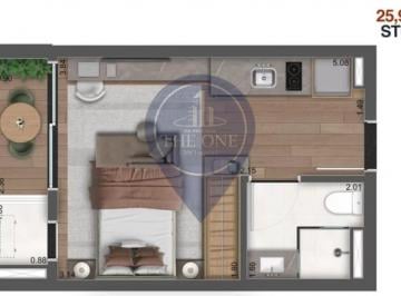 Foto 08 · Studio à venda em Vila Clementino, São Paulo-SP: 1 quarto, 1 banheiro, 25m² de área. Encontre seu no