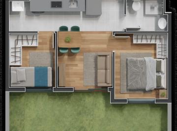 Apartamento de 2 quartos, Curitiba · Vendo Apartamento Garden com 2 quartos e 46 m² à venda em Prado Velho