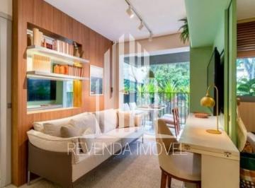 Foto 01 · Apartamento à venda em Santo Amaro, São Paulo-SP: 2 quartos, 1 banheiro, 40,56 m²!