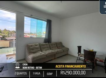 Casa · 60m² · 2 Quartos · 1 Vaga · CASA GEMINADA 2 QUARTOS NO BOM RETIRO