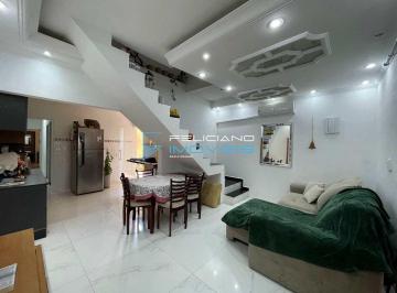 Casa · 150m² · 3 Quartos · 2 Vagas · Sobrado com 3 quartos, Balneário Maracanã, Praia Grande - R$ 600 mil, Cod: 7047