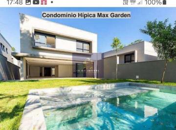 Casa · 845m² · 4 Quartos · 6 Vagas · HÍPICA MAX GARDEN - Casa a venda e em Condomínio Hípica max Garden!