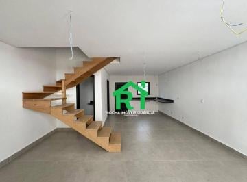 Sala · Casa com 3 quartos (1 suíte), 1 vaga e lazer à venda em Jardim Astúrias, Guarujá