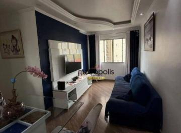 Sala  · Apartamento com 2 dormitórios à venda, 52 m² por R$ 390.000,00 - Vila Adriana - São Bernardo do Camp