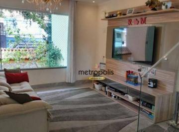 Sala · Sobrado com 3 dormitórios à venda, 283 m² por R$ 2.400.000,00 - Jardim - Santo André/SP