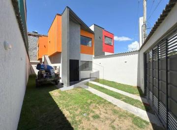 Casa · 100m² · 2 Quartos · 2 Vagas · Sobrado novo à venda no Jardim São Bernardino com 2 dormitórios e espaço gourmet em Suzano