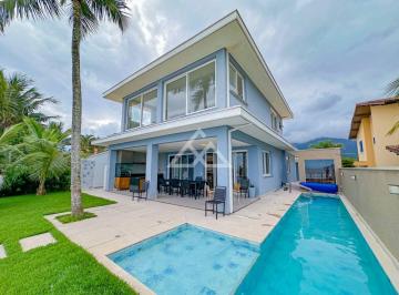 Casa de 4 quartos, Ubatuba · Casa de condomínio alto padrão, pé na areia, com 287 m² na Praia do Sapê.