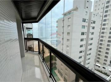Apartamento · 100m² · 3 Quartos · 1 Vaga · Apartamento na Praia das Astúrias - Canto Esquerdo com Vista pro Mar, Piscina e Segurança 24h
