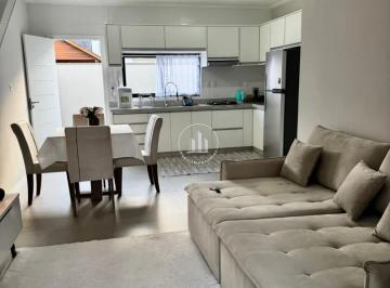 Casa · 103m² · 3 Quartos · 2 Vagas · Sobrado Geminado 3 Quartos com 1 Suíte e 103m² - Pinheira