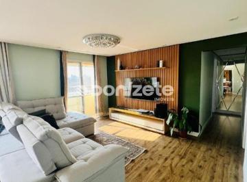Apartamento · 128m² · 3 Quartos · 2 Vagas · Apartamento 3 suítes, 2 vagas, varanda gourmet no Centro de Santo André – Financia e aceita permuta