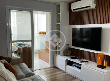 Apartamento · 77m² · 2 Quartos · 1 Vaga · APARTAMENTO MOBILIADO À VENDA NO CONDOMÍNIO SONETO - BAIRRO ENGORDADOURO