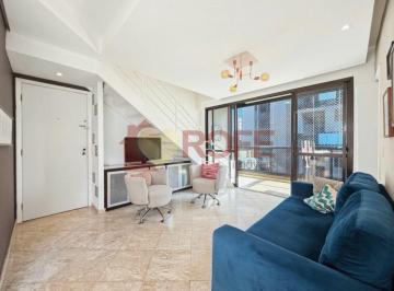 Apartamento · 70m² · 2 Quartos · 1 Vaga · Apto Duplex reformado e mobiliado à venda em Moema - 72m² 2 Suítes + Lavabo 2 vagas