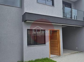 Casa · 138m² · 3 Quartos · 4 Vagas · SOBRADOS NOVOS PINHAIS- 138 m2, 03 qtos ste , 02 vagas, R  680 mil ac. financiamento