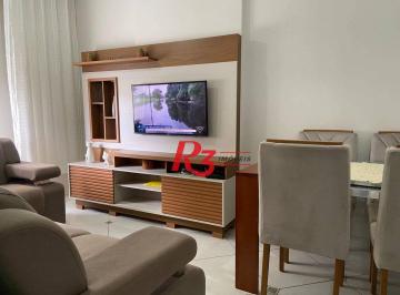 fd0057bc98bf3a5934f57bab70254241ed1ae371 · Apartamento com 1 dormitório à venda, 57 m² por R$ 365.000,00 - Aparecida - Santos/SP