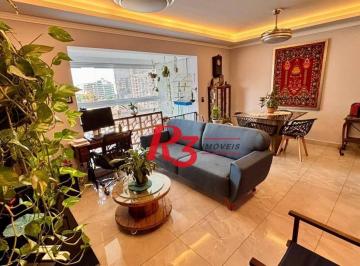fdc6845b9407f4a1de341d93647f8283f9a2b6d6 · Apartamento com 3 dormitórios à venda, 96 m² por R$ 960.000,00 - Vila Belmiro - Santos/SP