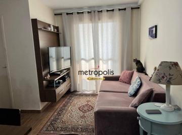 Sala · Apartamento com 2 dormitórios à venda, 48 m² por R$ 335.000,00 - Vila Gonçalves - São Bernardo do Ca
