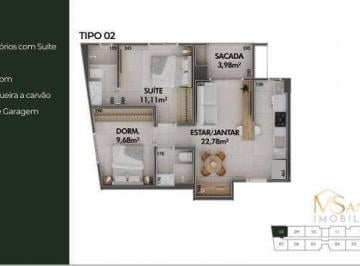 83730f1d01d871c61480cc85ca09218179d69c87 · Apartamento à venda, 62 m² por R$ 1.173.332,16 - Cacupé - Florianópolis/SC
