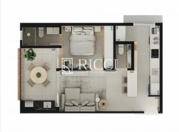 Apartamento com 1 suíte e 2 banheiros no Embaré, S · Apartamento 1 suíte à venda no Embaré Santos