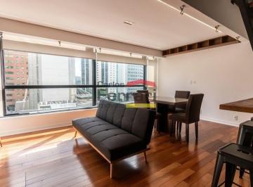 Apartamento · 64m² · 1 Quarto · 1 Vaga · Vila Olímpia, Apartamento para locação, 64 metros, Duplex, 1 Vaga, Lazer, Piscina, Mobiliado