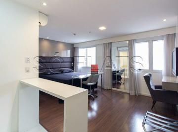 Apartamento · 26m² · 1 Quarto · 1 Vaga · Flat em Vila Olímpia, São Paulo/SP de 26m² 1 quartos para locação R$ 3.000,00/mes