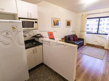 Apartamento · 32m² · 1 Quarto · 1 Vaga · Flat em Itaim Bibi, São Paulo/SP de 32m² 1 quartos para locação R$ 2.900,00/mes