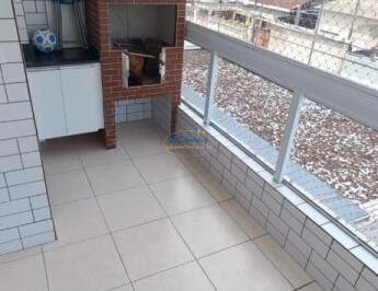 Apartamento · 37m² · 1 Quarto · 1 Vaga · Apartamento 1 dorm Varanda Gourmet - Lazer - Apenas 350mts da Praia!