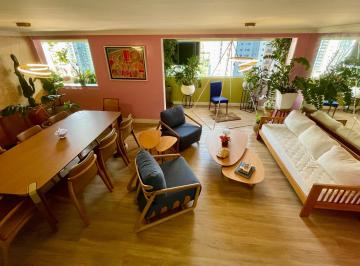 Sala ampla com varanda integrada · Apartamento 156m² Reformado - 4 Quartos - 2 Vagas - Águas Claras