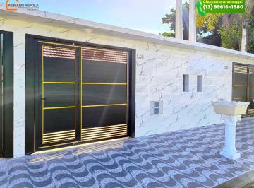Casa de 2 quartos, Mongaguá · Casa nova lado Praia - Piscina com cascata - Área gourmet com Lavabo
