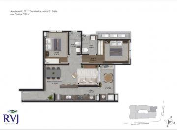 Planta humanizada final 08 - 2 dorms (imagem ilustrativa - mobili rio e decora o n o inclu dos) · Apartamento 2 quartos Trindade Florianópolis Rafael Moritz