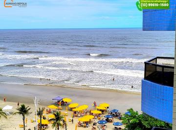 Apartamento de 2 quartos, Mongaguá · Apartamento com sacada vista mar - Lazer na cobertura