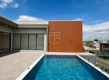 Casa · 271m² · 3 Quartos · 2 Vagas · Casa à venda em Paulínia, Parque Brasil 500, com 3 suítes, com 271.22 m², Santorini Residencial Club